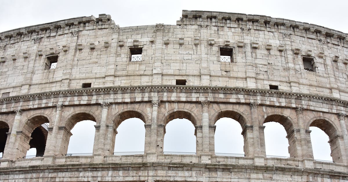 Colosseum landmark in Rome, Italy