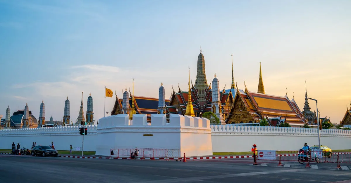 Grand Palace landmark in Bangkok, Thailand