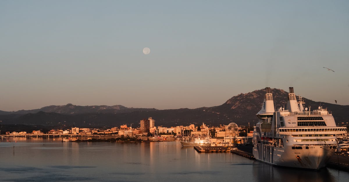 city skyline landmark in Olbia, Sardinia