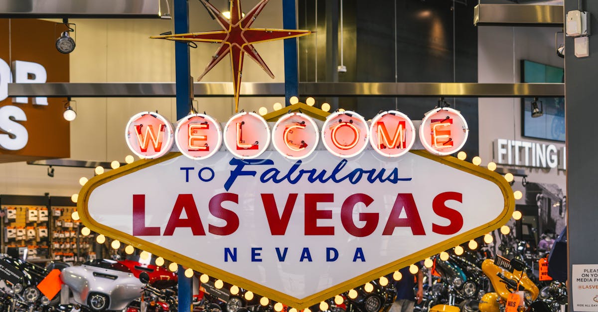 Welcome to Vegas Sign landmark in Las Vegas, USA
