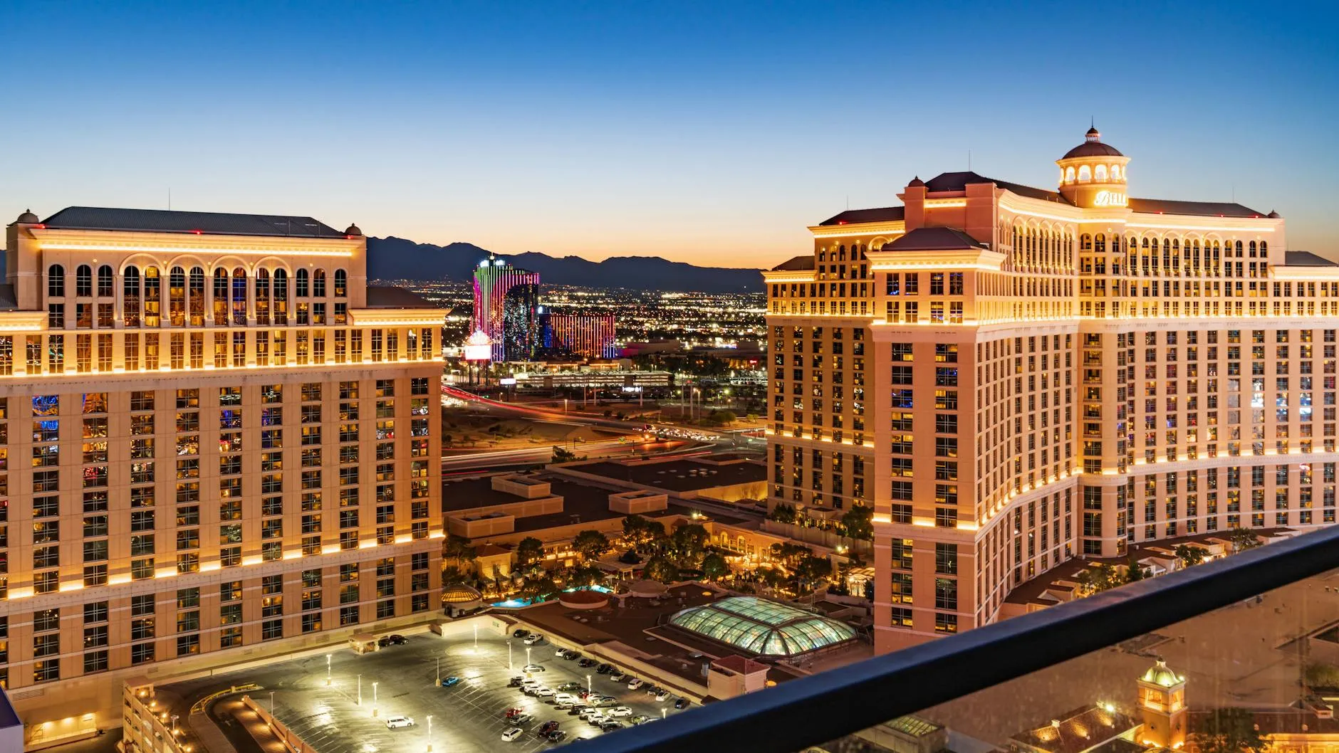 Las Vegas, USA — aerial city view