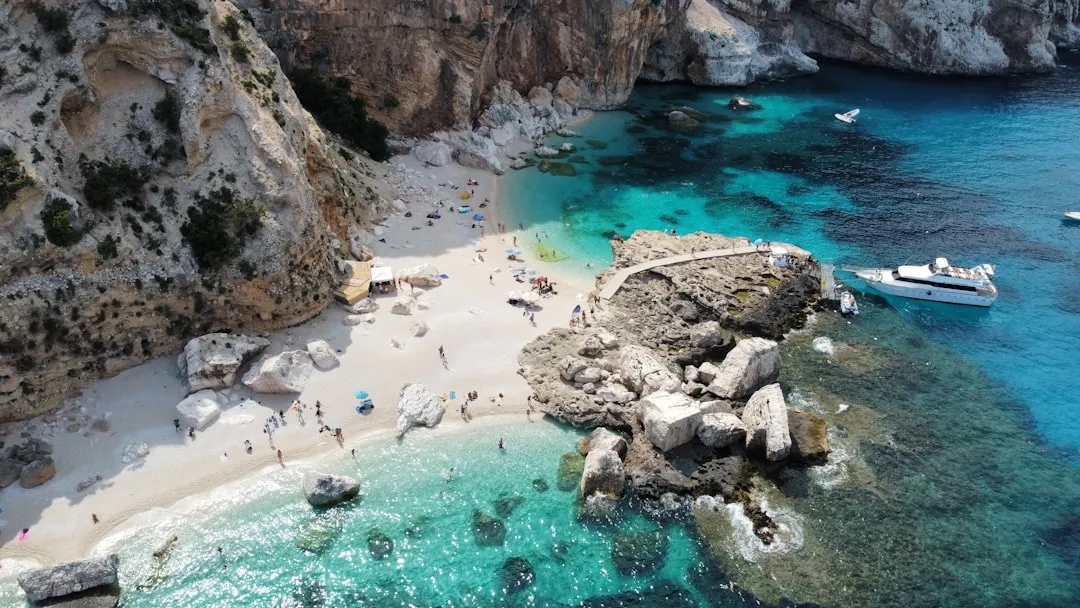 Sardinia — turquoise sea and white-sand beach on the Mediterranean coast