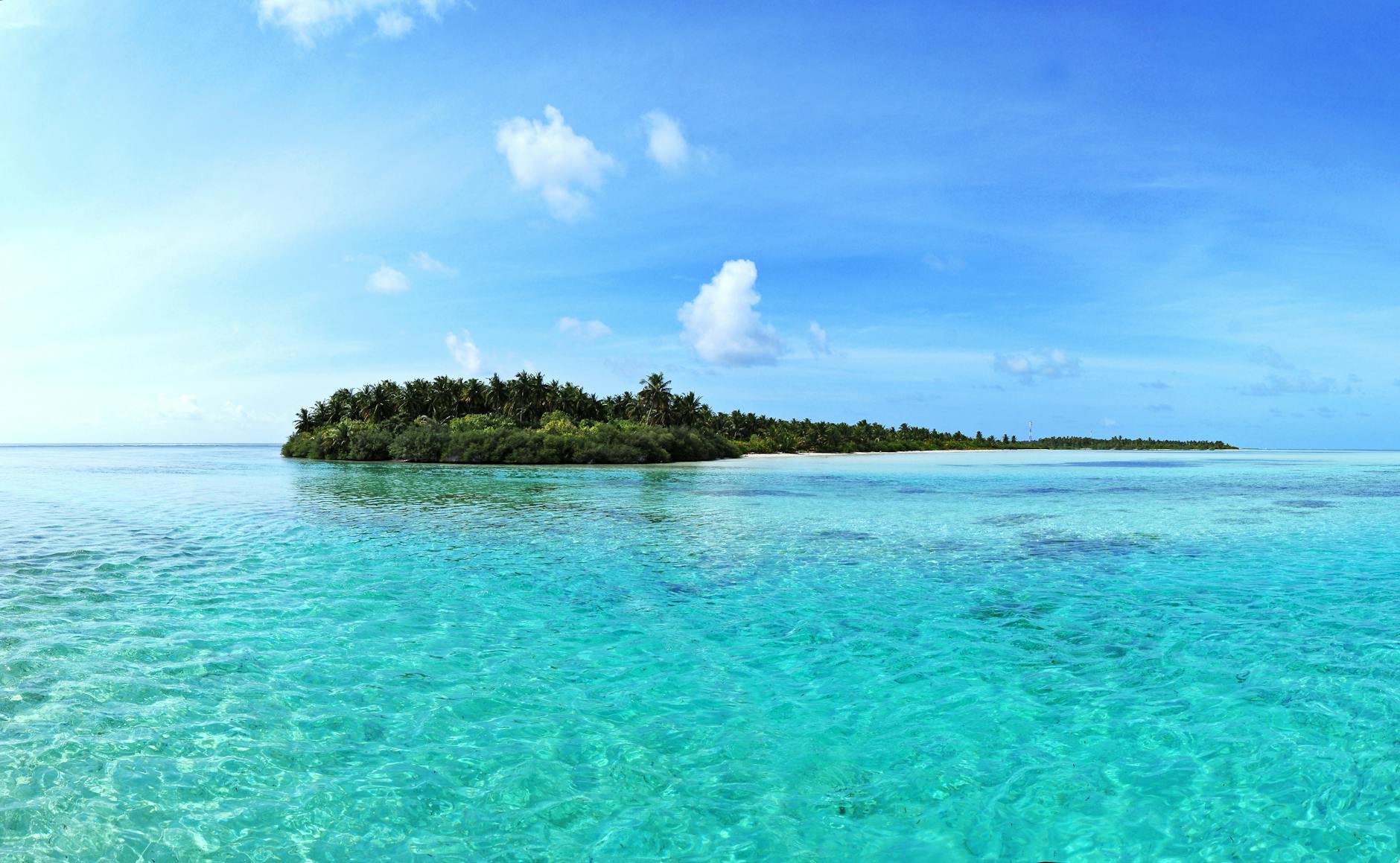 St. Martin Caribbean island turquoise water aerial view