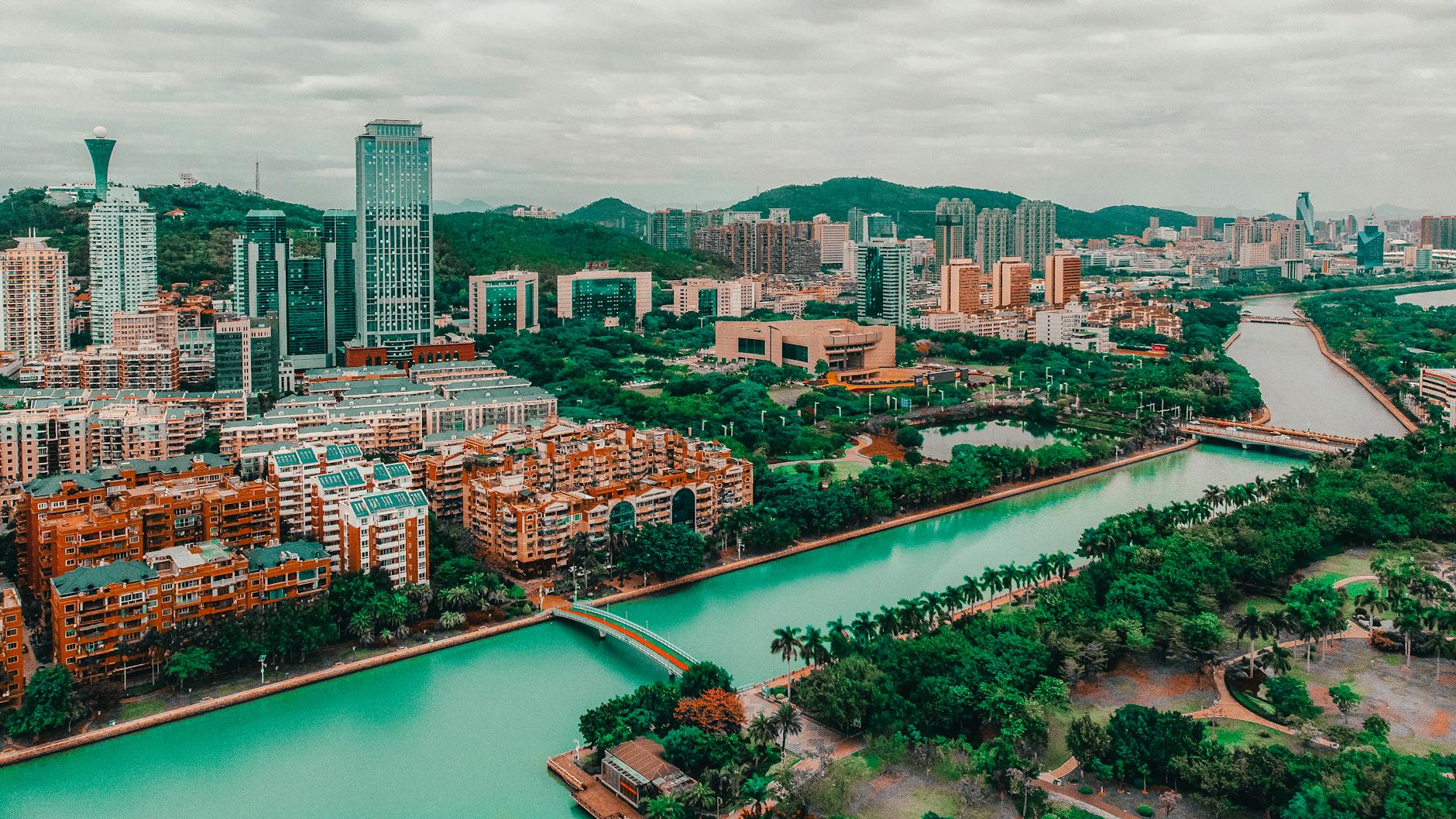 Xiamen waterfront, the main hub where Xiamen Airlines provides free transit hotel accommodation