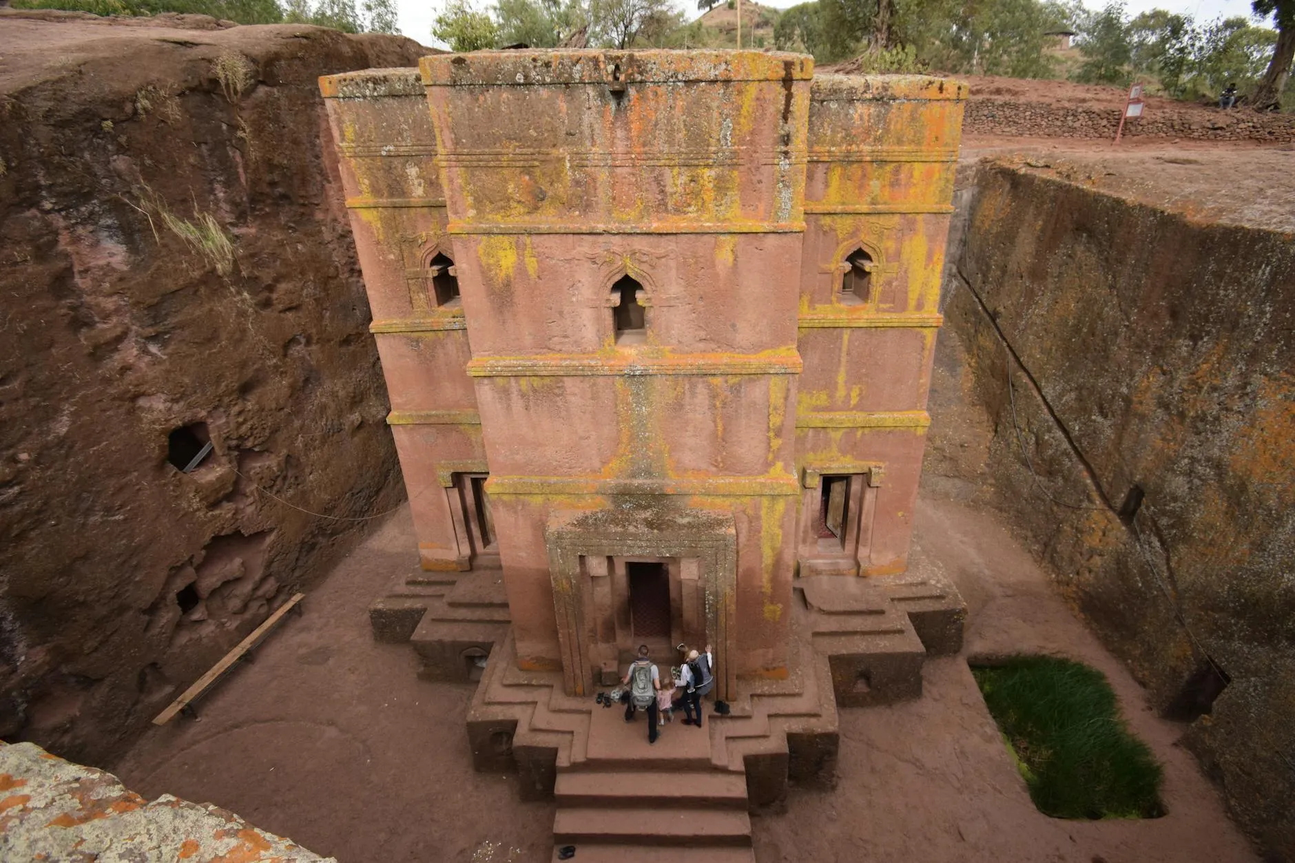 Ethiopia — Lalibela rock-hewn churches and highland landscape
