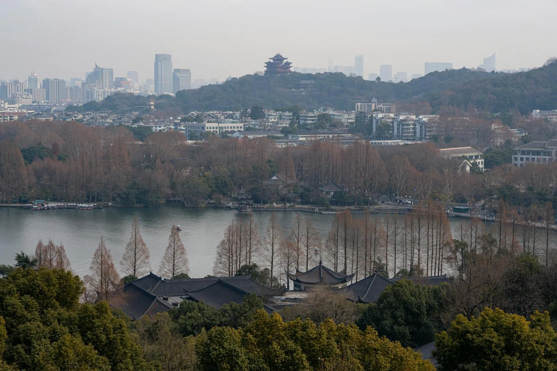 Hangzhou, China — West Lake / Leifeng Pagoda / Longjing tea hills