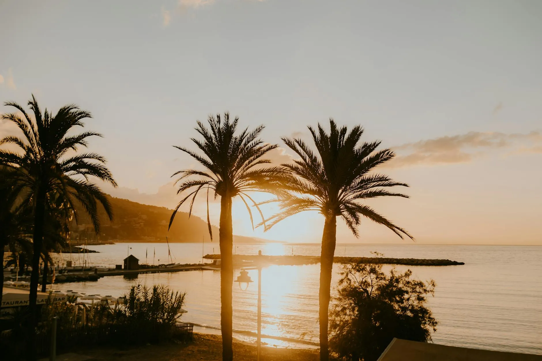 Côte d'Ivoire — West African coast at sunset