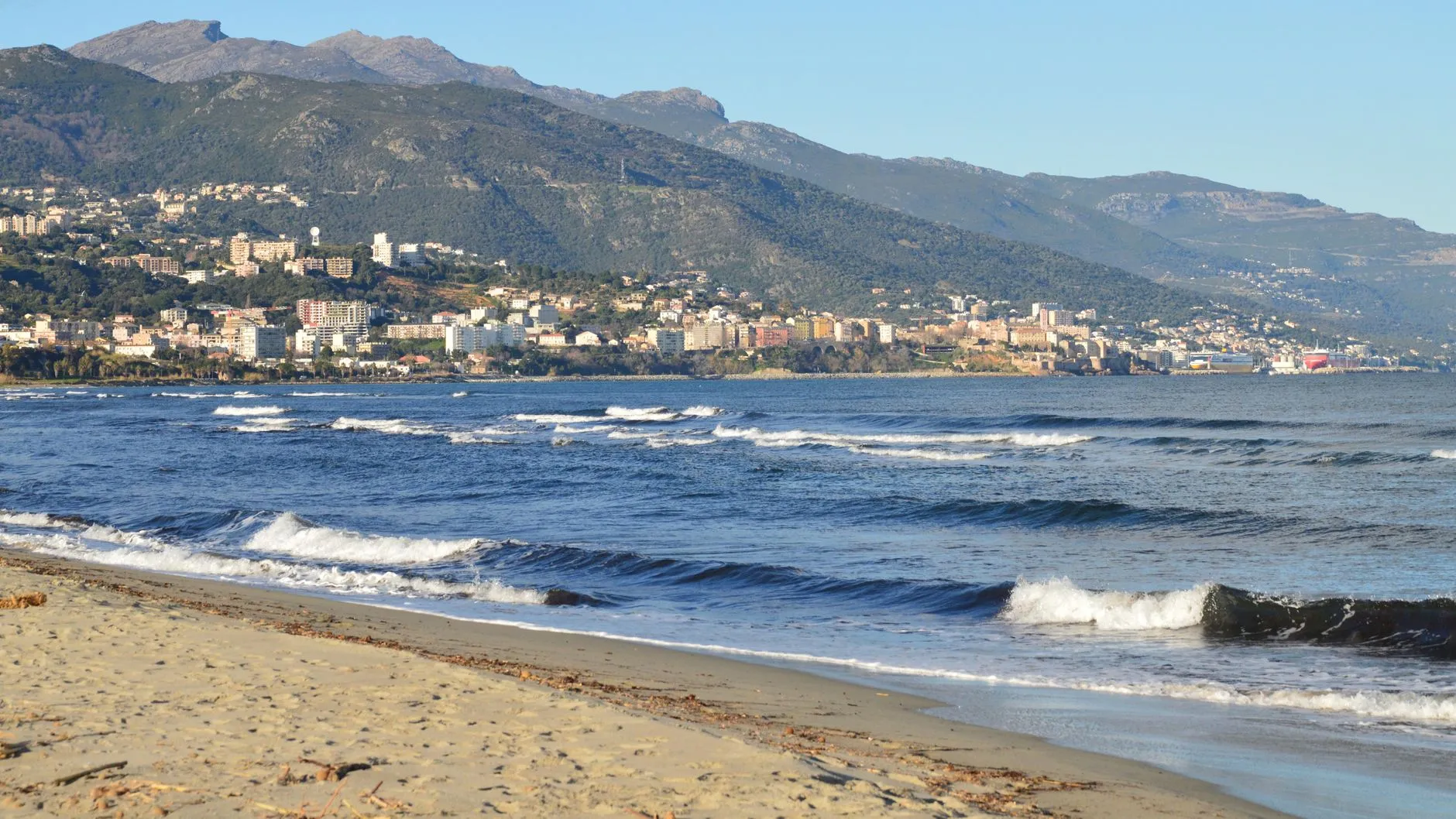 Bastia, Corsica - the coast and sea