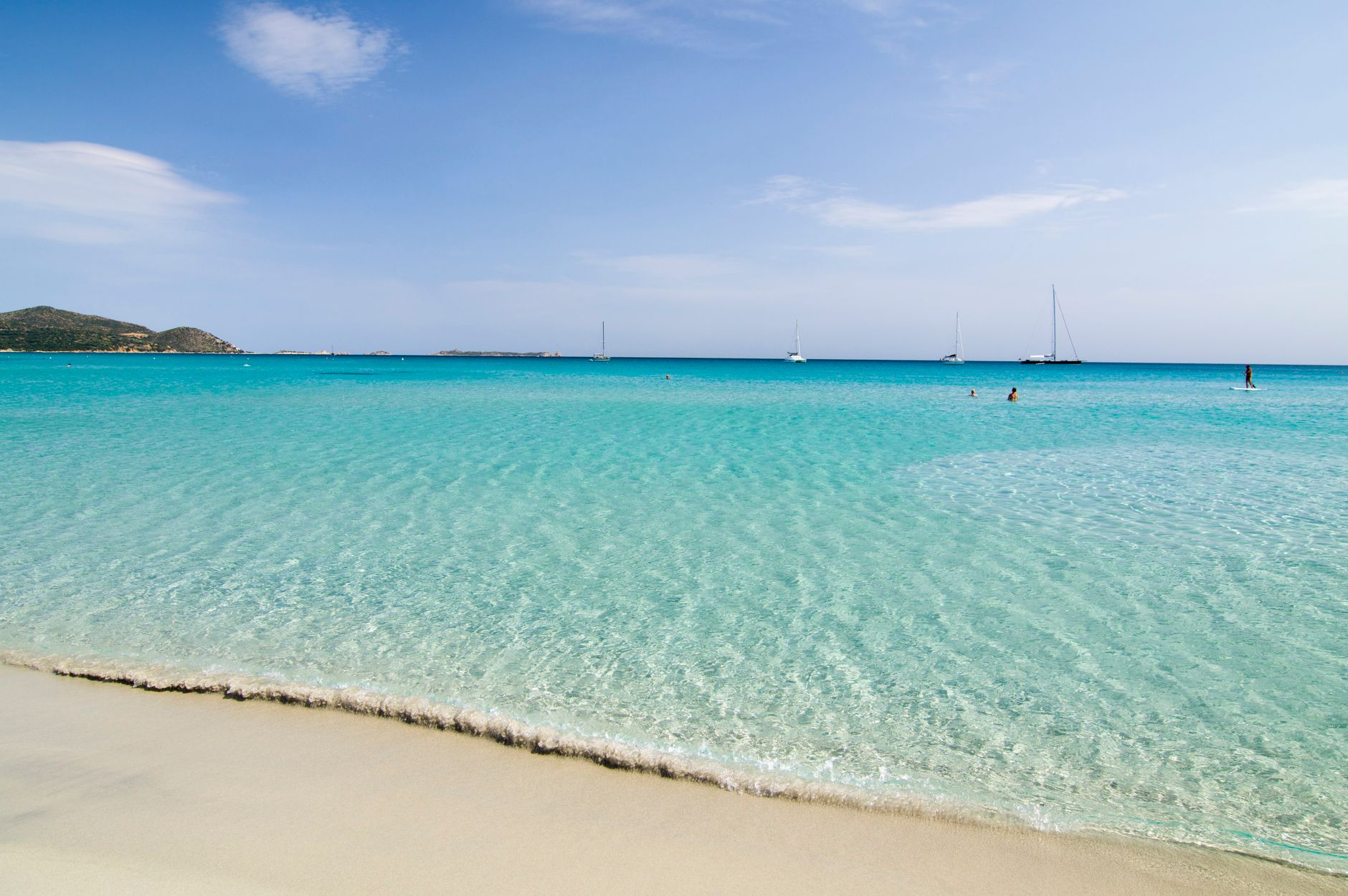 Cagliari, Sardinia — Mediterranean beach