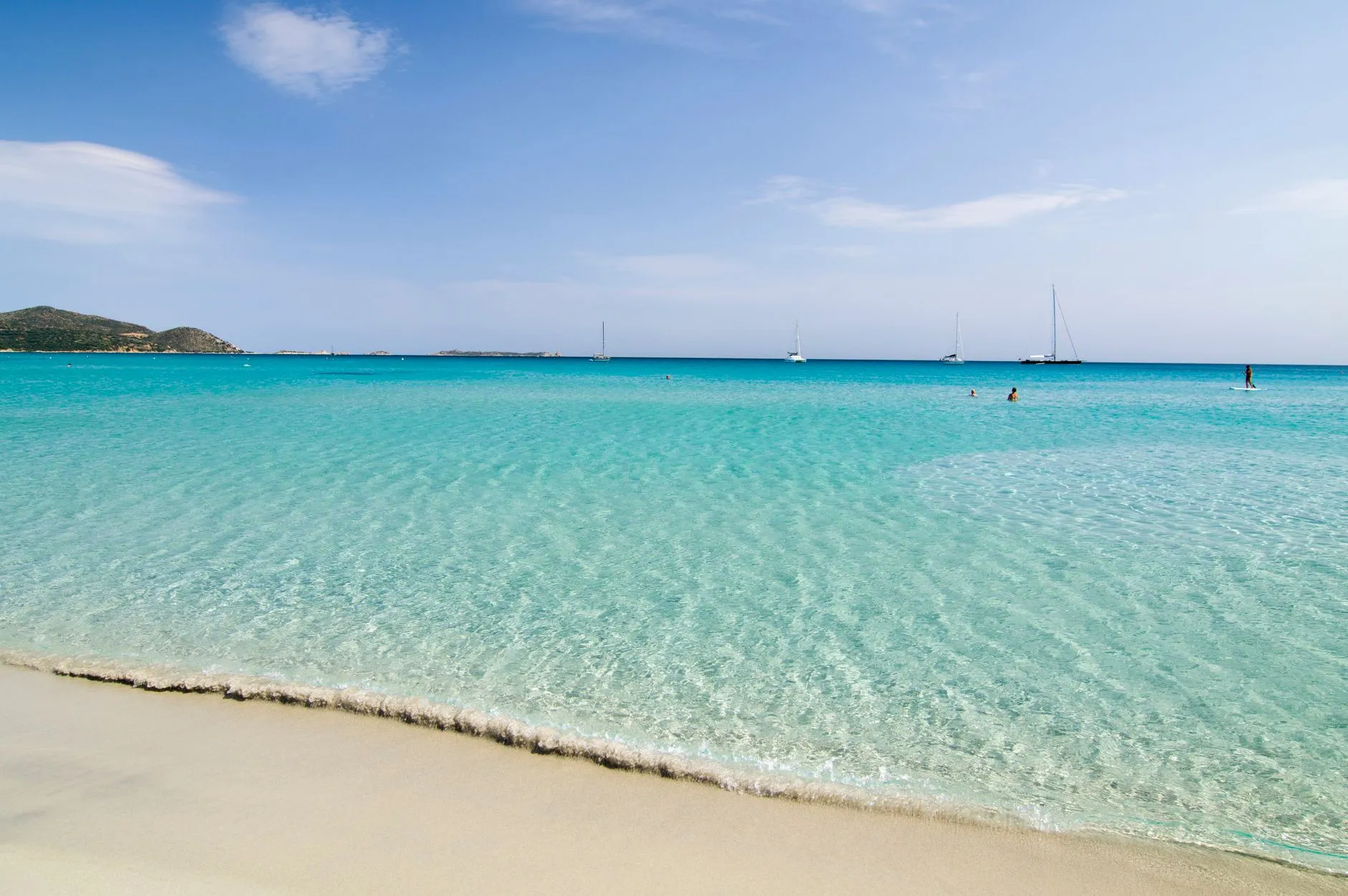 Cagliari, Sardinia — Mediterranean beach