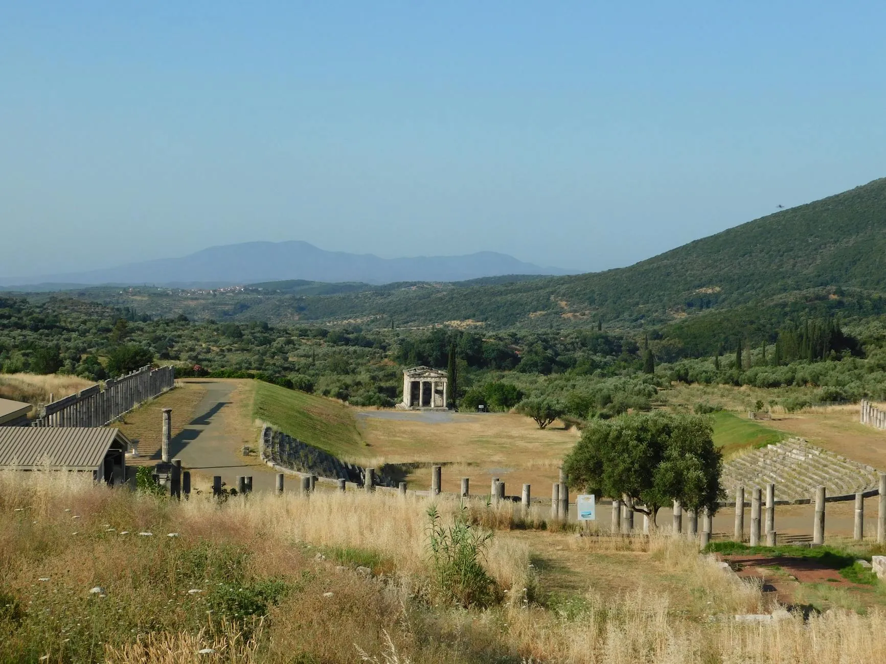 Kalamata / Messenia, Greece — the ruins of Ancient Messene in the Peloponnese