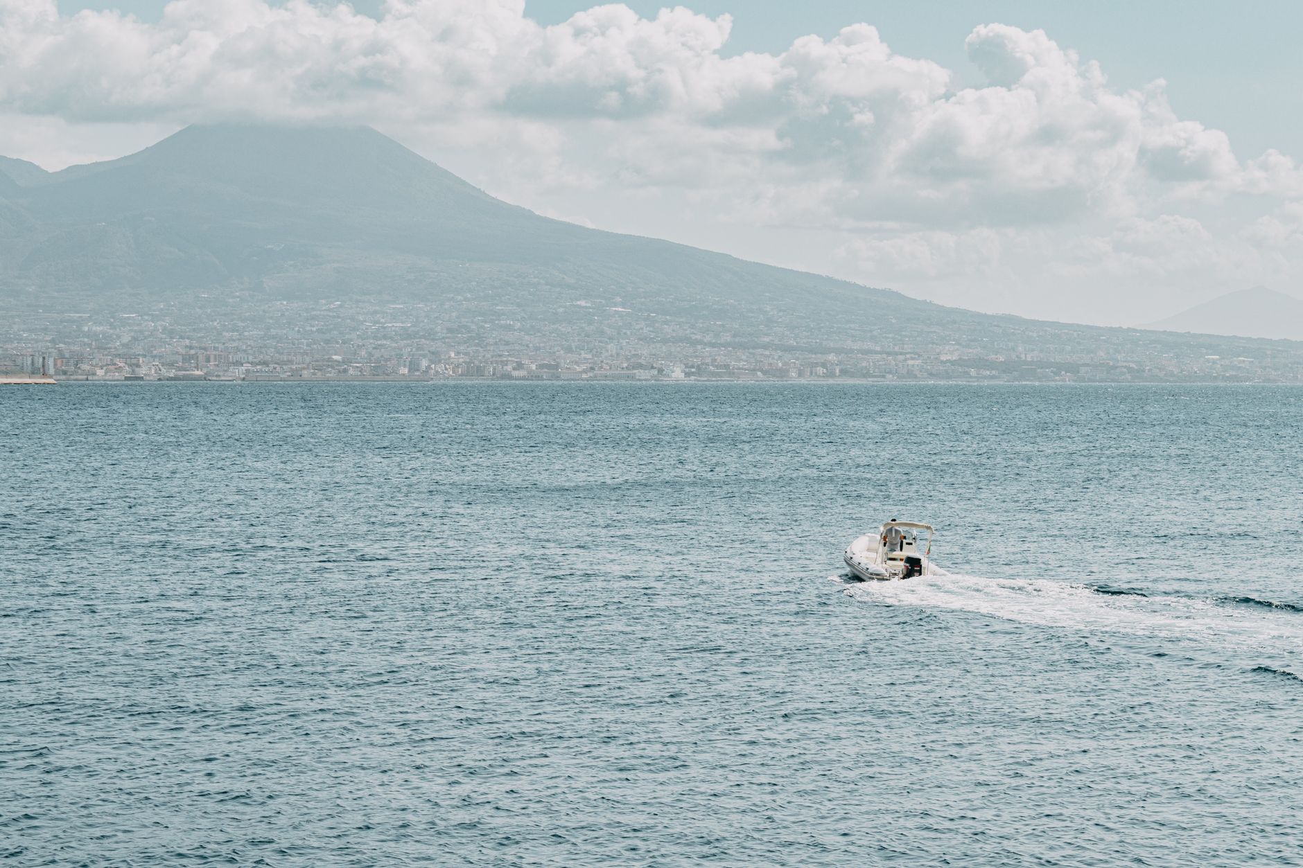 Naples, Italy — the Bay of Naples and Mount Vesuvius