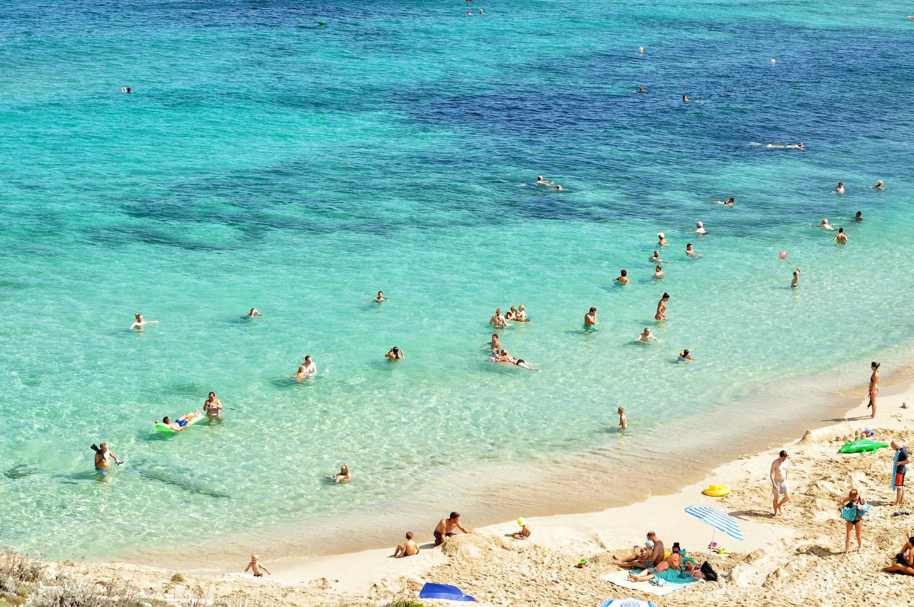 Palma de Mallorca, Spain — Mediterranean beach
