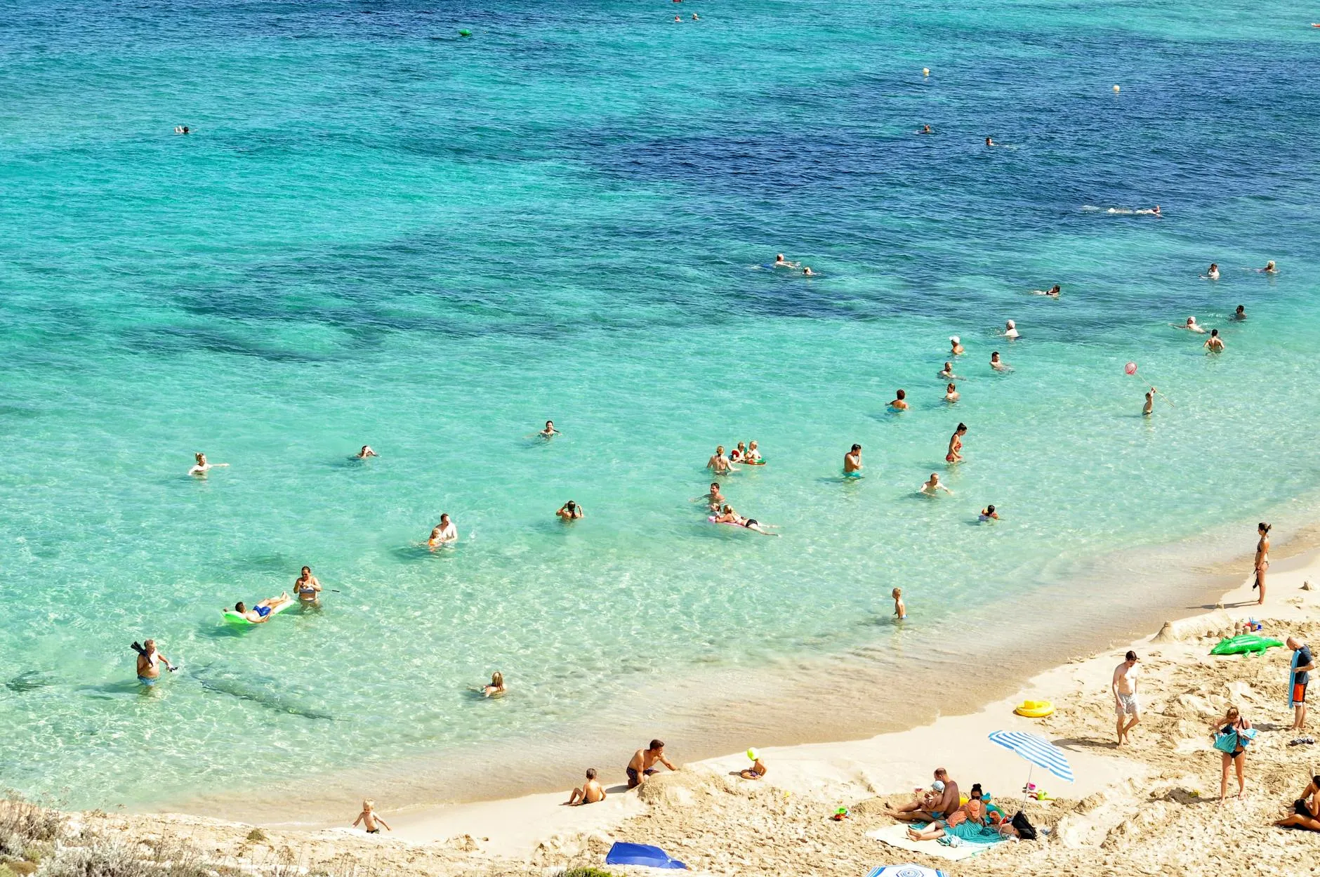 Palma de Mallorca, Spain — Mediterranean beach
