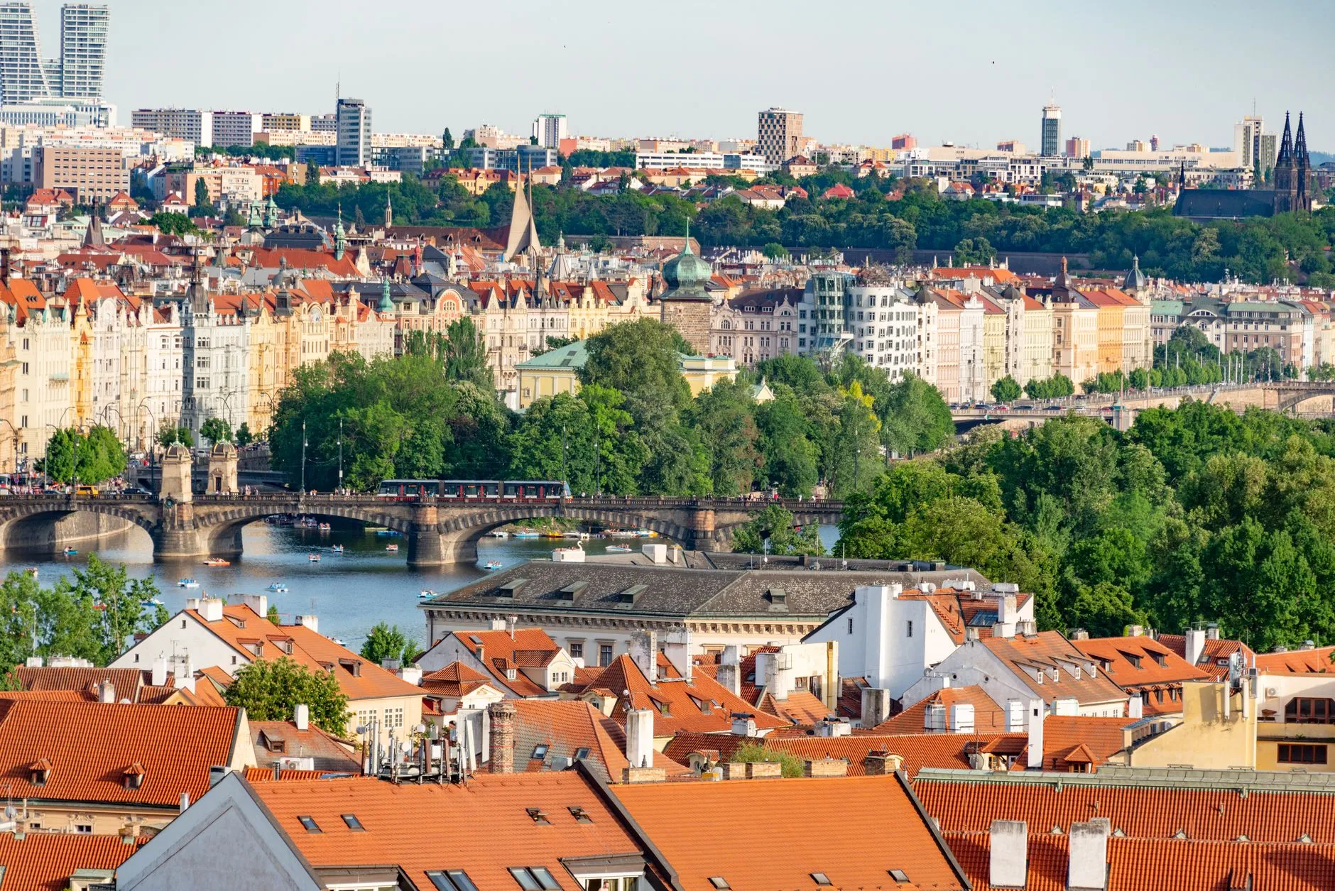 Prague, Czechia — Charles Bridge & old town