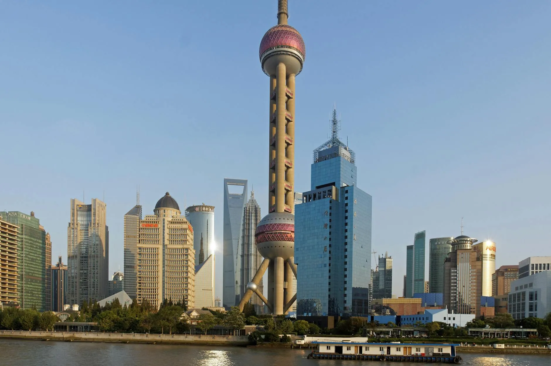 Shanghai, China — Pudong skyline
