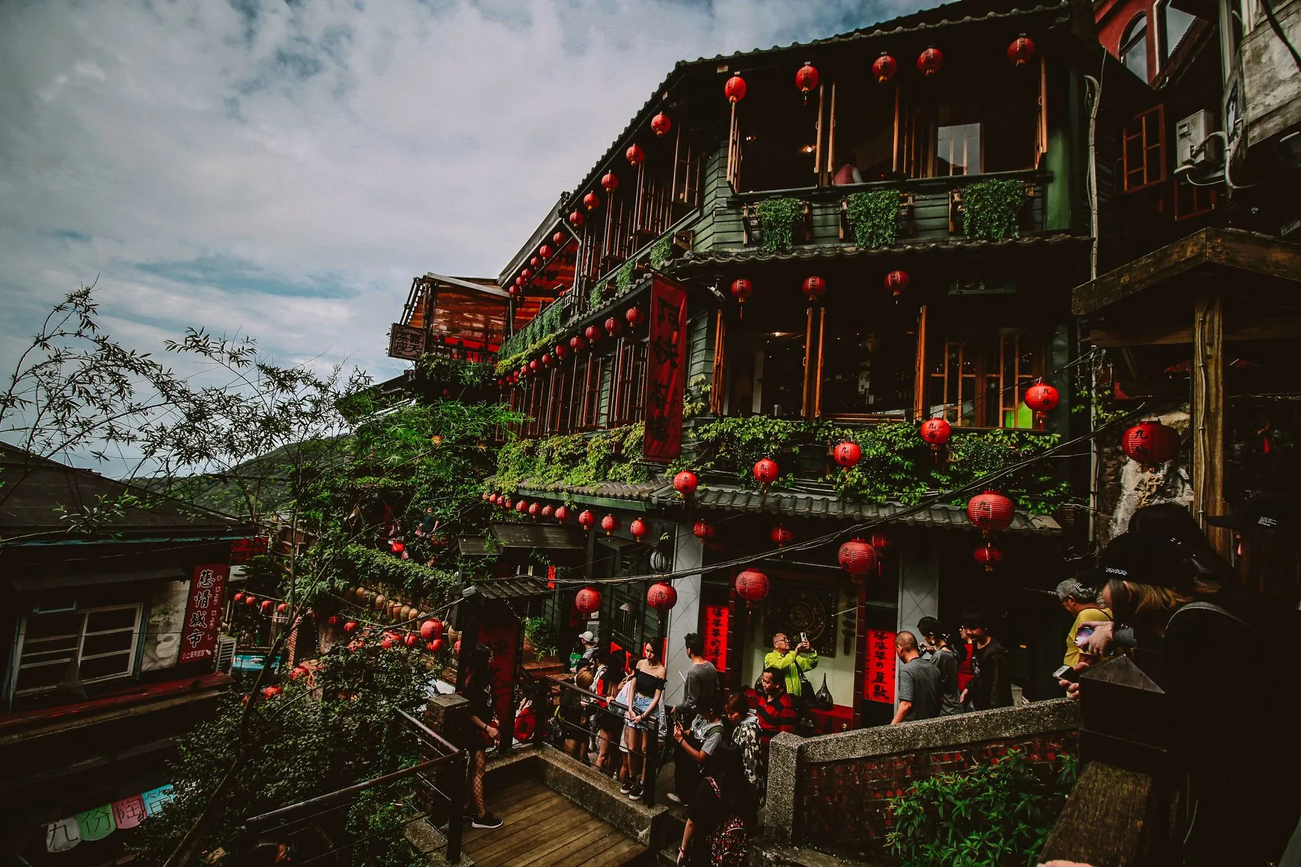 Taiwan — Explore Jiufen's vibrant streets with iconic red lanterns in New Taipei City, Taiwan.