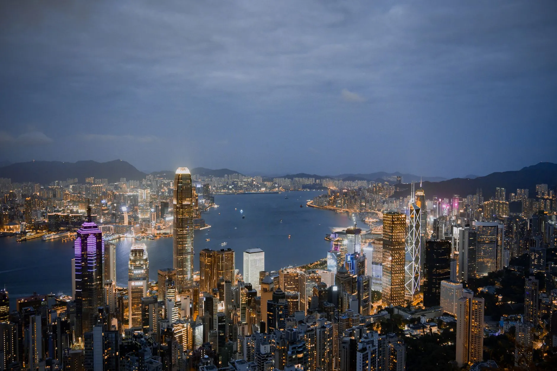 Hong Kong — Victoria Harbour skyline