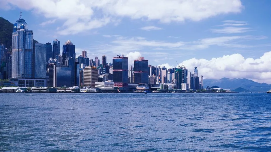 Hong Kong skyline across Victoria Harbour