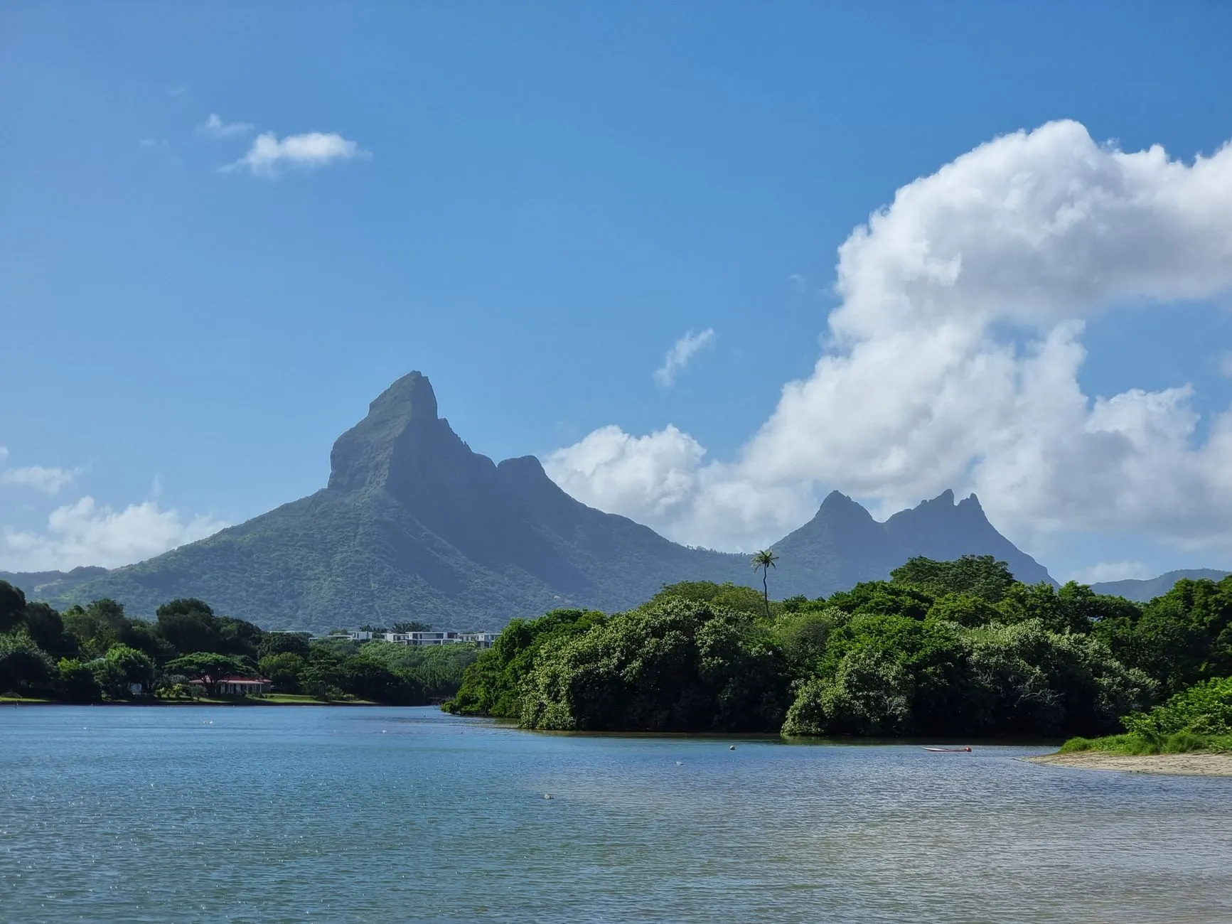 Le Rempart and the lagoon, Mauritius