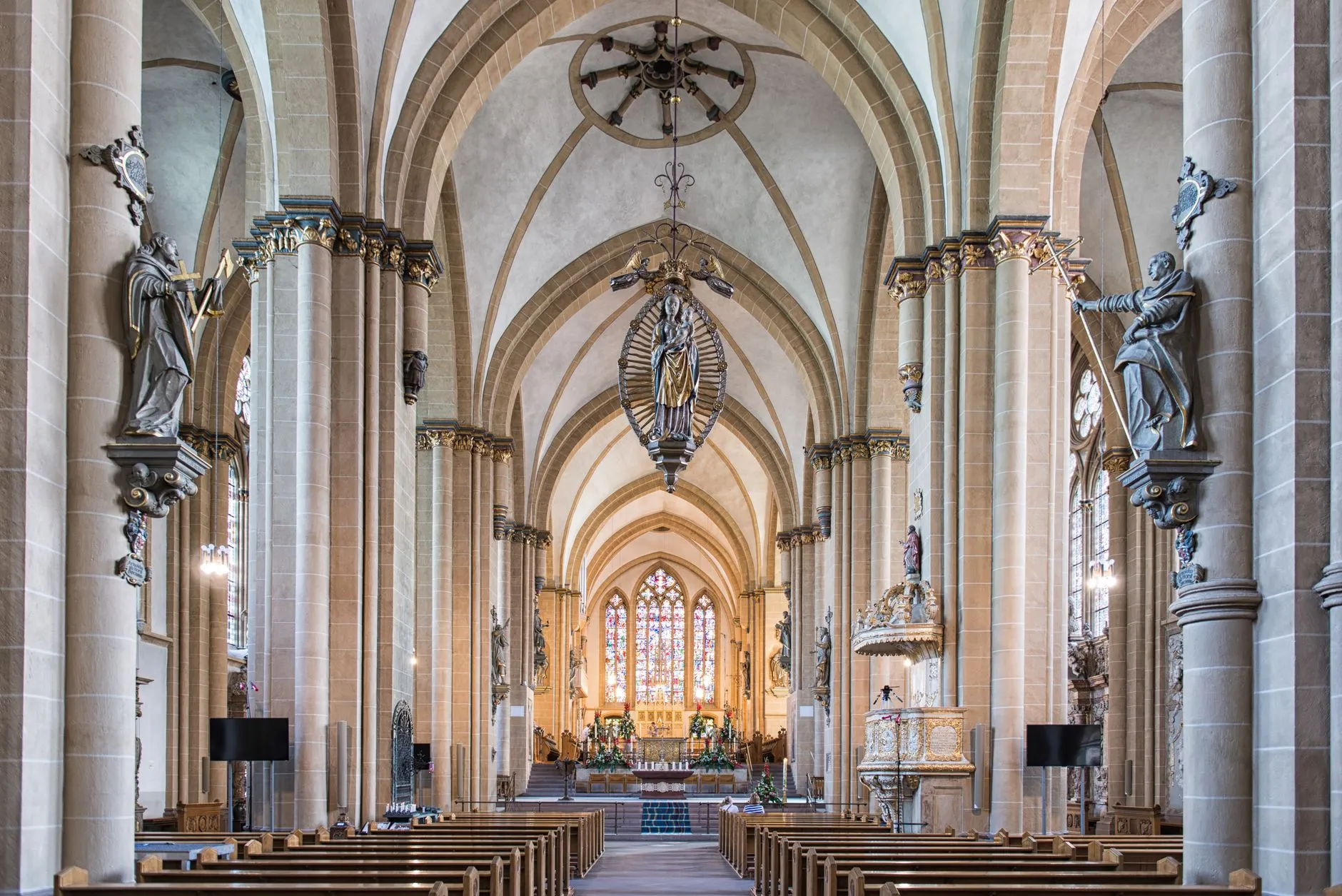 Paderborn, Germany — Explore the breathtaking gothic architecture of Paderborn Cathedral, a landmark in Germany.